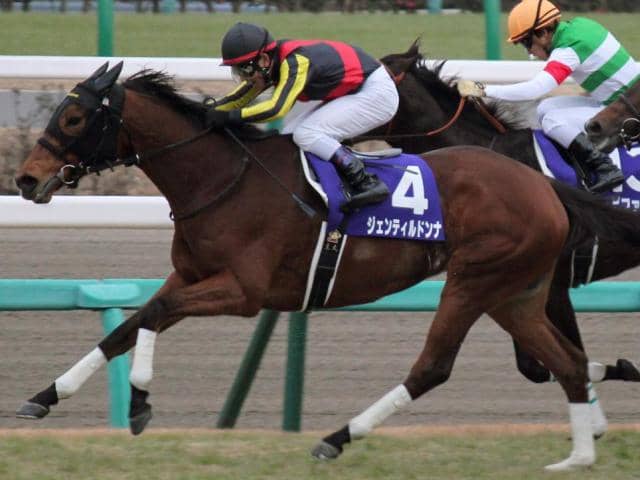 ジェンティルドンナ　10枚限定　ホースレーシング ジェンティルドンナ / スーパーリアル ホースフィギュア 【良駿工房】