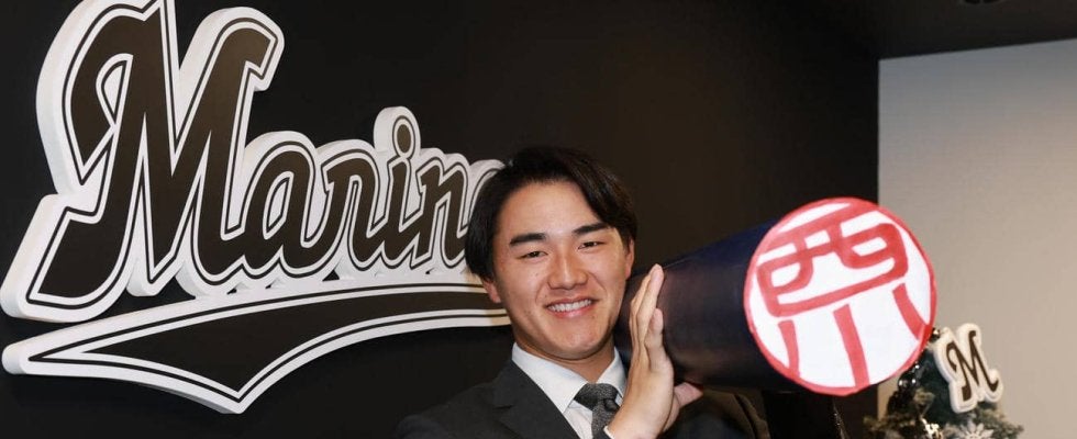 【ロッテ】新人王の西川史礁、2600万円増4200万円でサイン　充実の１年目、侍にも選出