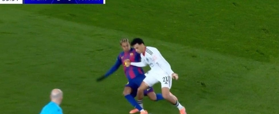 「なんで笑ってんだよ！」バルサFWヤマル、背後から“危険カニバサミタックル”→次節出場停止にファン唖然「意味わかんねえ」「やる場面でもない」