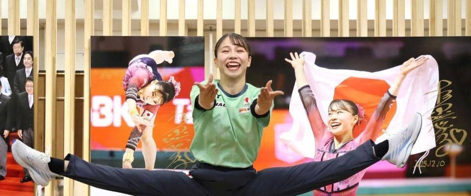 体操女子・杉原愛子が「報道写真展」来場　来季へ抱負「感謝の気持ちを忘れず、頑張りたい」
