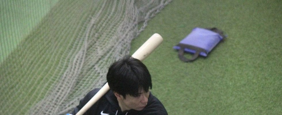 【巨人】松本剛がジャイアンツ球場で自主練「新鮮な感じで見てました」新たな環境に適応へ