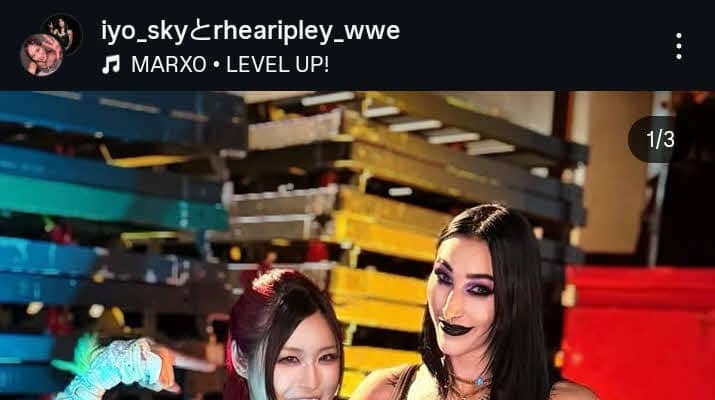 【WWE】イヨ・スカイ「リヨはいつもトップ」リアと笑顔２ショット　女子タッグ王座狙い最高潮