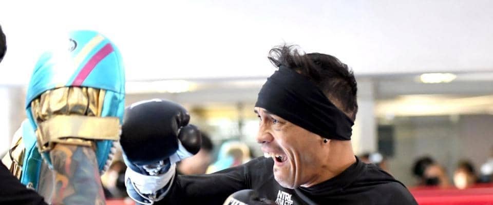 堤聖也陣営がドネアを警戒「左のモーションがない。合っちゃうと怖い」公開練習を視察