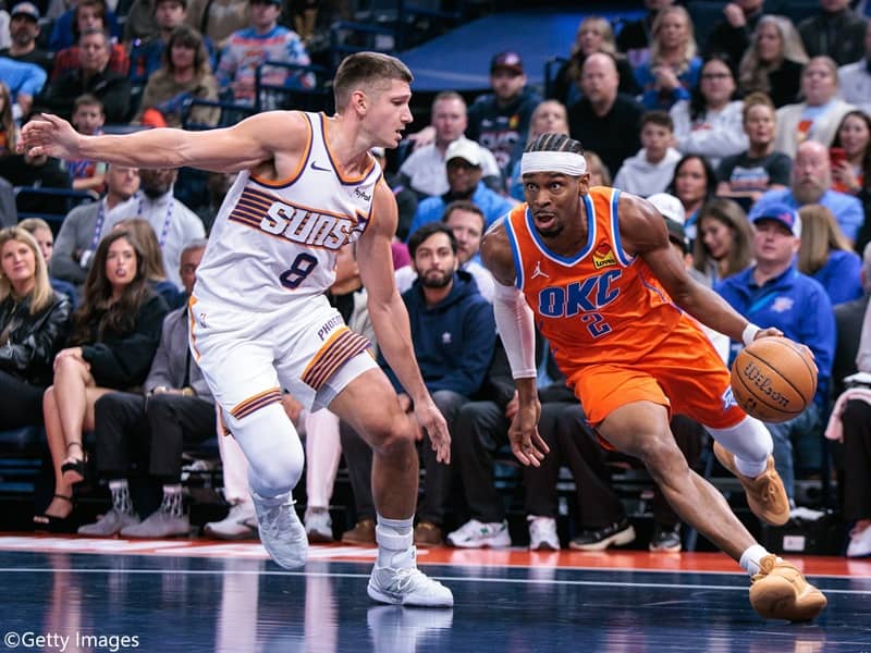 サンダーが怒濤の16連勝…シーズン最初の25試合でNBA歴代トップタイの24勝1敗に到達