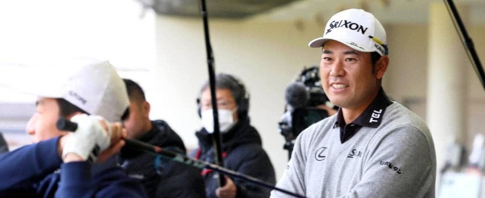 松山英樹「全力で答えた」　ＬＥＸＵＳジュニアレッスンイベントで熱血指導