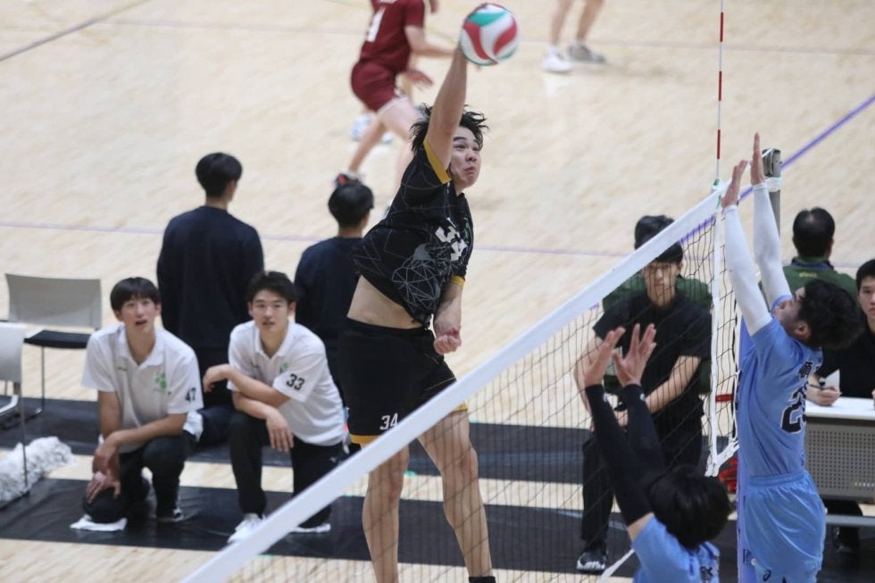 高校三冠メンバーの櫻井信人（岐阜協立大男子1年） 初の全日本