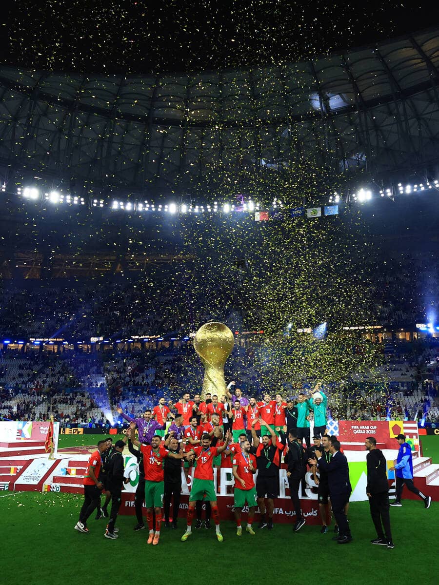 8万人超えのアラブ杯決勝はモロッコが優勝 欧州組抜き“2軍”も強し