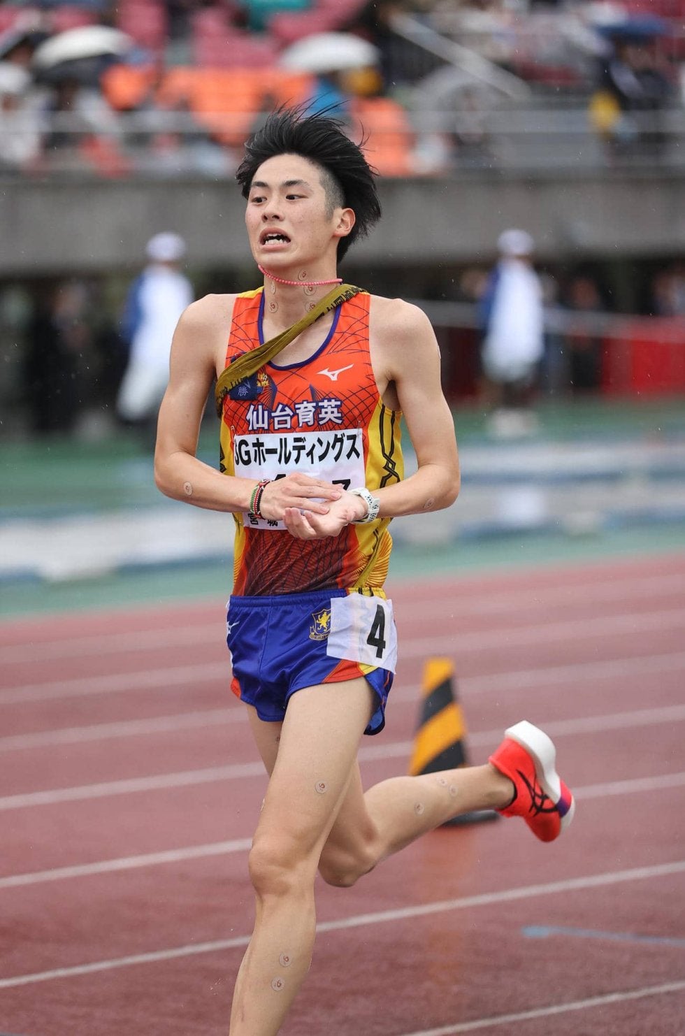 選手支給】2014 仙台育英学園高校 陸上競技部 長距離男子 Mizunoミズノ