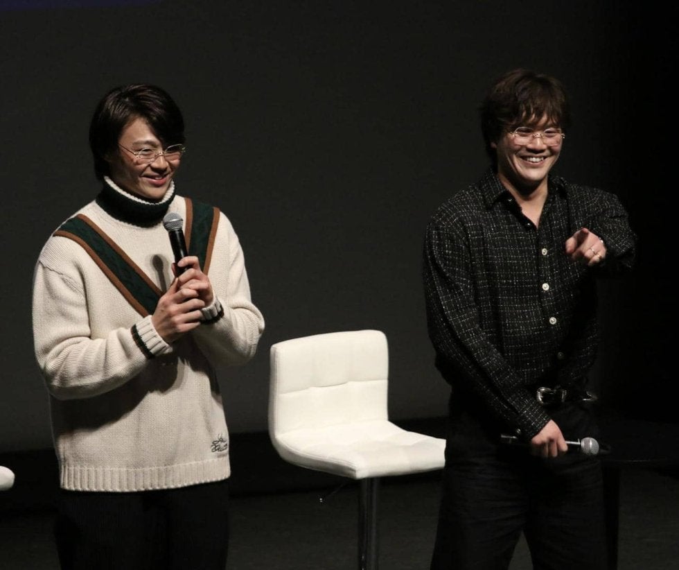 【日本ハム】“さちとら“おそろいメガネトーク　山崎福也「ホームラン」に阪神伏見寅威が「死球」