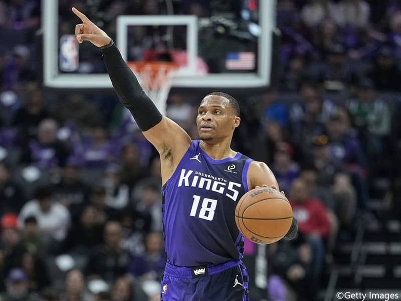 キングスのラッセル・ウェストブルックがNBA史上5人目の快記録に到達 