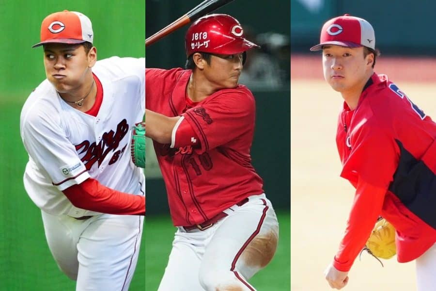 200cm＆115キロの逸材右腕が与えた衝撃　ドラ1は侍J選出…広島ルーキー8人が示した可能性