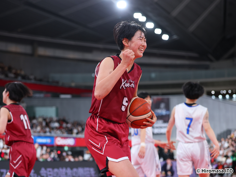 「楽しむ」が呼んだ大阪薫英のウインターカップ初優勝…エース三輪美良々は30得点で有終の美