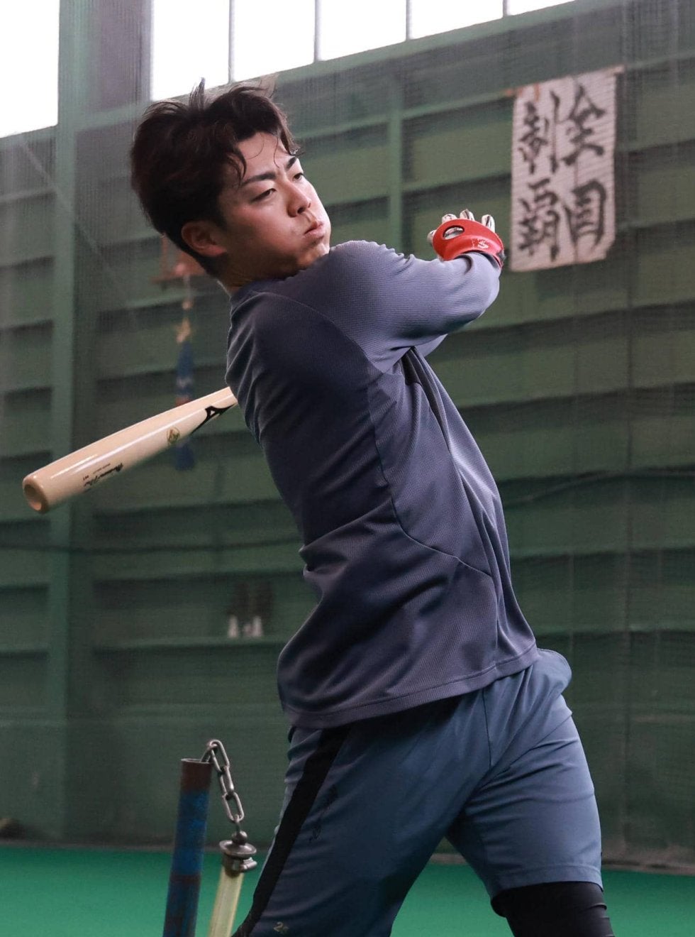 【阪神】ドラ２谷端将伍、夢はでっかくゴジラ襲名？「大きな存在になりたい」母校で誓い