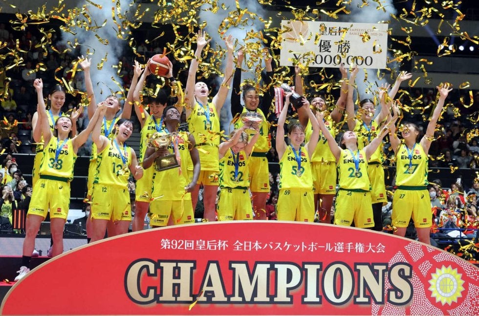 ENEOSが28度目V 馬瓜エブリン23得点