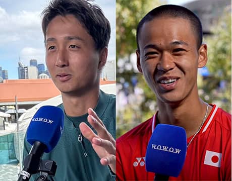 望月慎太郎＆坂本怜が全豪OP初戦へ