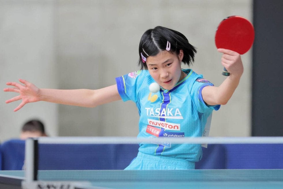 卓球・松島輝空の妹、美空が３回戦進出