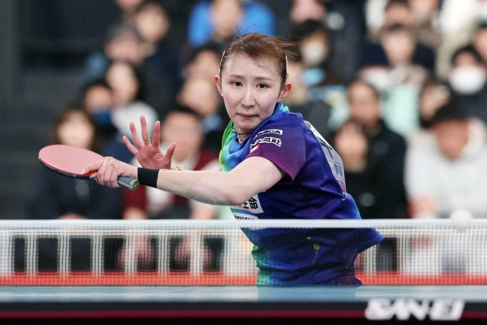 【卓球】早田ひな４強　佐藤瞳にストレート勝利　Ｖ４懸けて25日に準決勝＆決勝