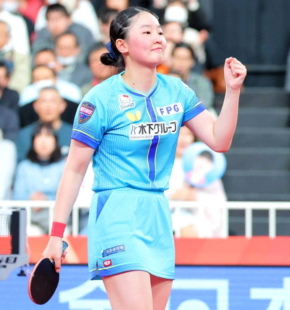 卓球全日本 女子シングルス4強出そろう