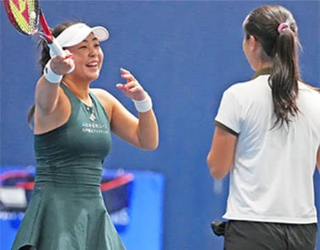 穂積絵莉組 シードに完勝で全豪OP8強