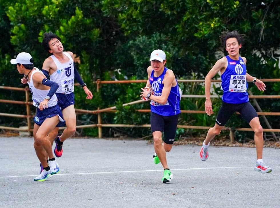 宮古島駅伝2区で順天堂が首位浮上