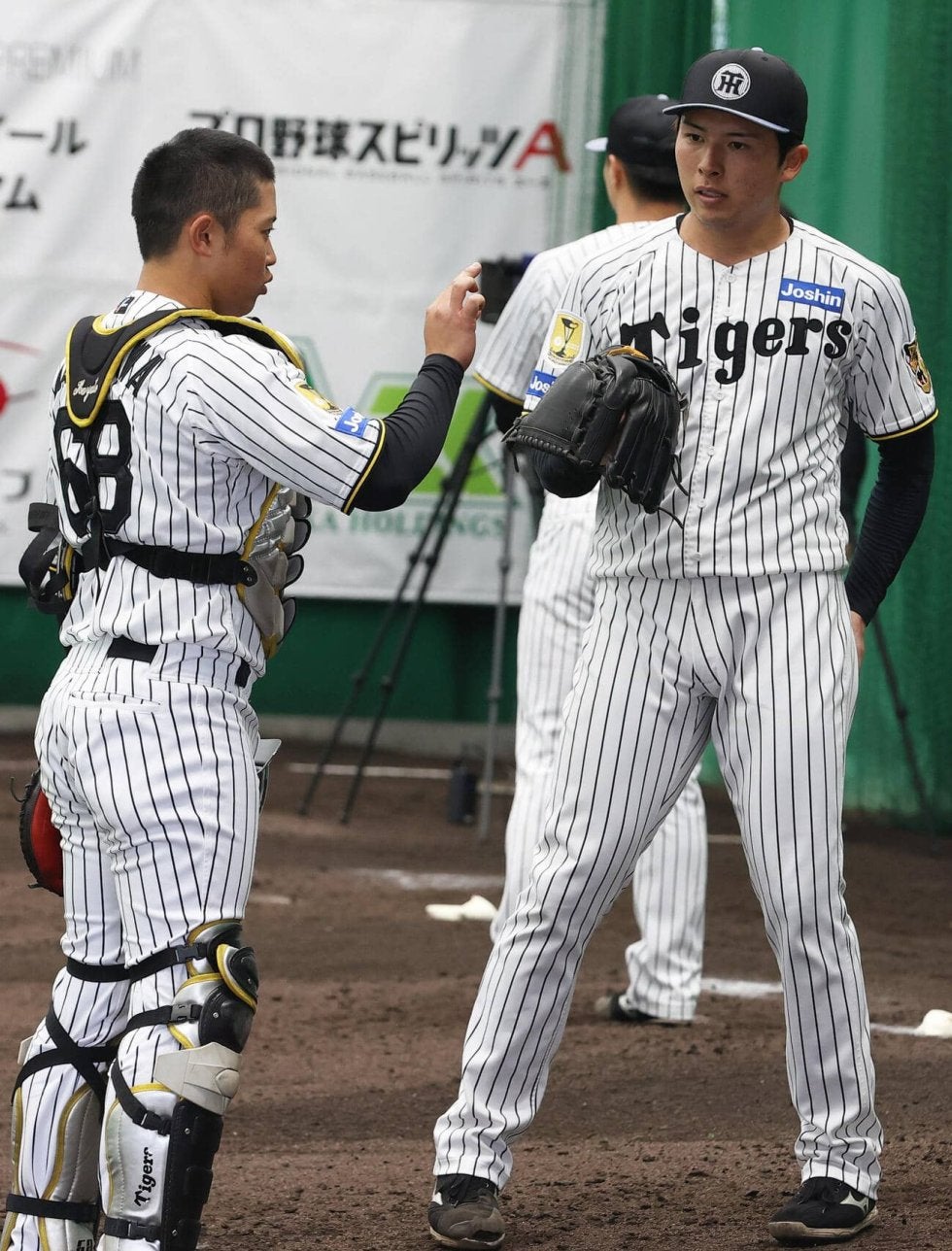 阪神】外野で奮闘中の中川勇斗「まじでしんどい」3カ月ぶりにブルペン