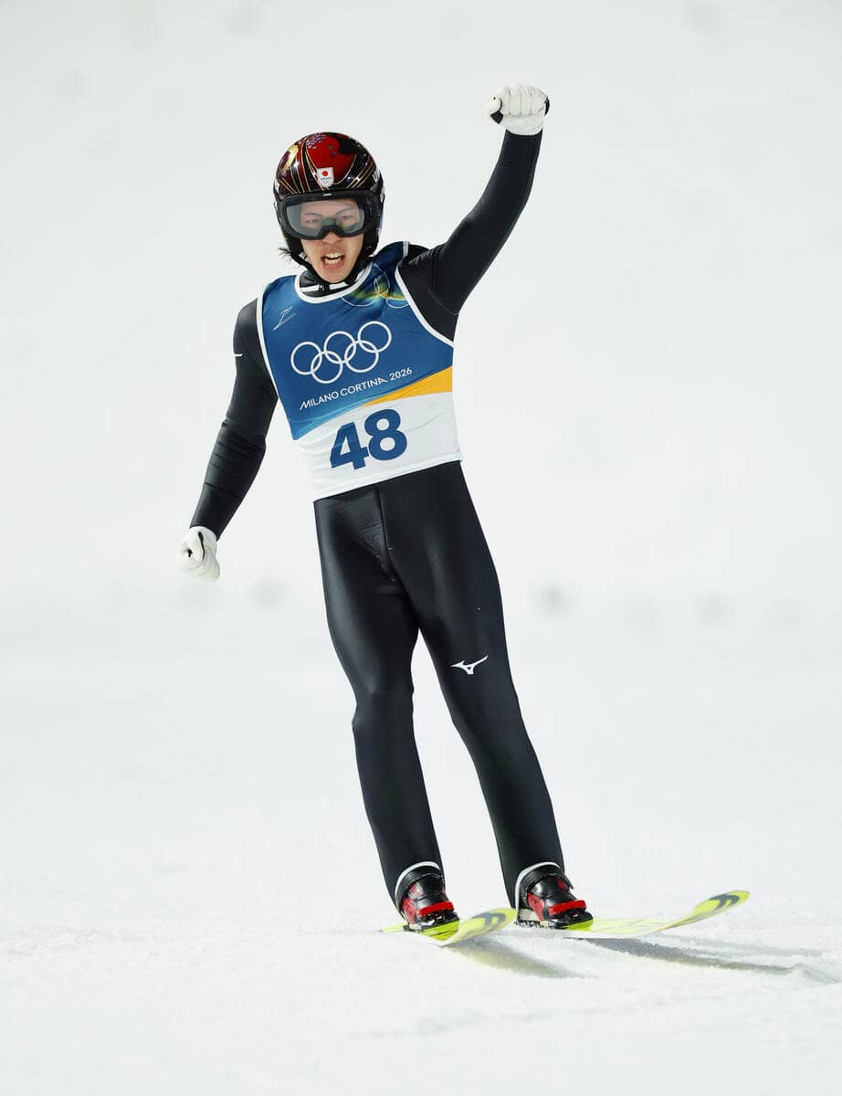 ジャンプ・二階堂蓮が初出場で銅メダル