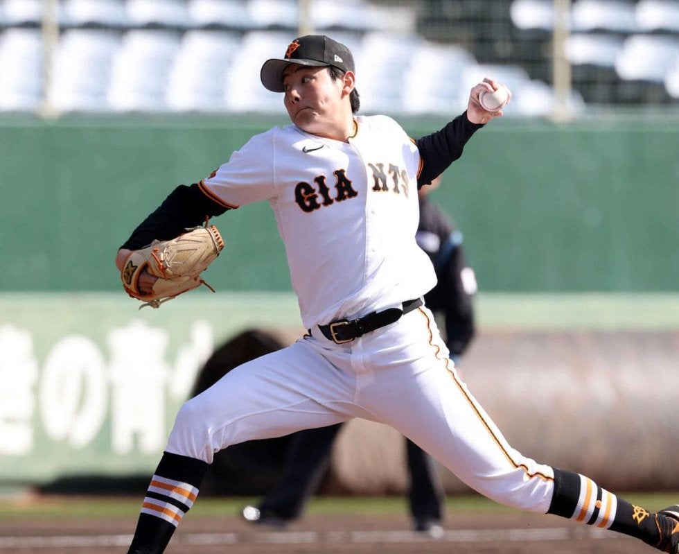 【巨人】初の対外試合にドラ１ルーキー竹丸和幸が先発　４番三塁には石塚裕惺／広島戦スタメン