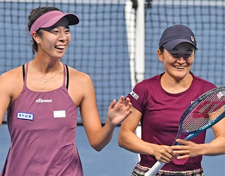 青山/柴原ペア 2年4ヵ月ぶり4強