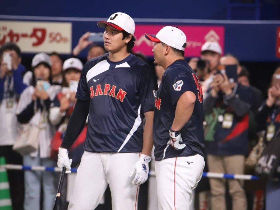 大谷翔平&鈴木誠也が5階席弾で