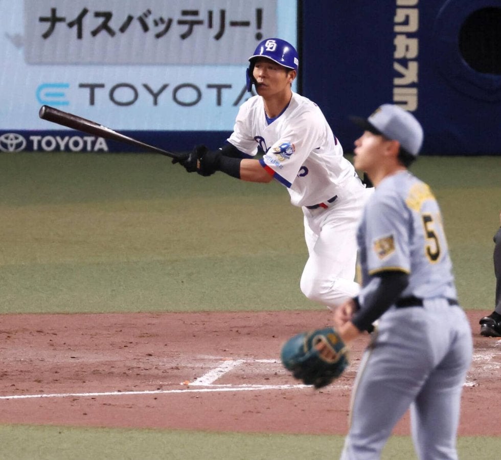 中日】令和9000号の土田龍空「7番中堅」で2試合ぶりスタメン／一覧