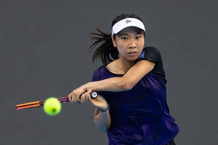 伊藤あおいがストレート勝ちで予選2回戦進出！粘る相手を振り切って