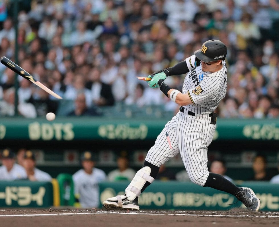 阪神】両チームバット折れすぎ…計5本 スタンドどよめき 岡田彰布顧問