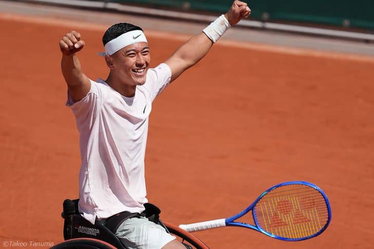 ここでは負けられない」小田凱人が全仏4連覇達成！国枝慎吾に並ぶ快挙