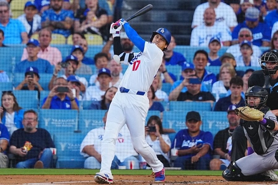 大谷翔平、MLB通算300号達成 2戦連発20号…先頭打者弾に本拠地大歓声