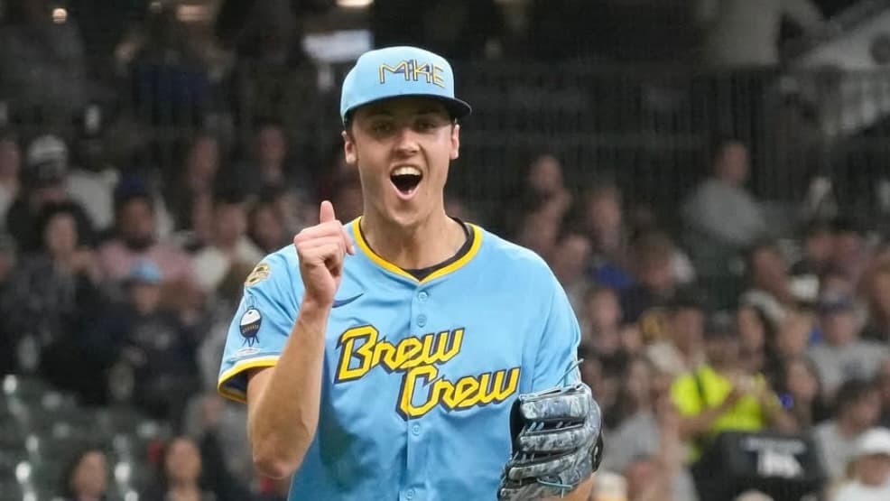 MLB メジャー1日目のミジオロウスキー、見事な無安打投球！ブルワーズの勝利と自身のメジャー初勝利に貢献