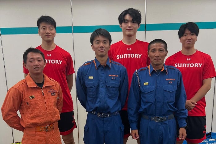 安心安全！！サントリーサンバーズ大阪の選手も救命救急講習を受講、ホームゲームもばっちり安心運営で