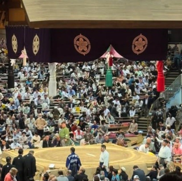「すげぇ〜迫力だった」上原浩治が大相撲を初観戦！