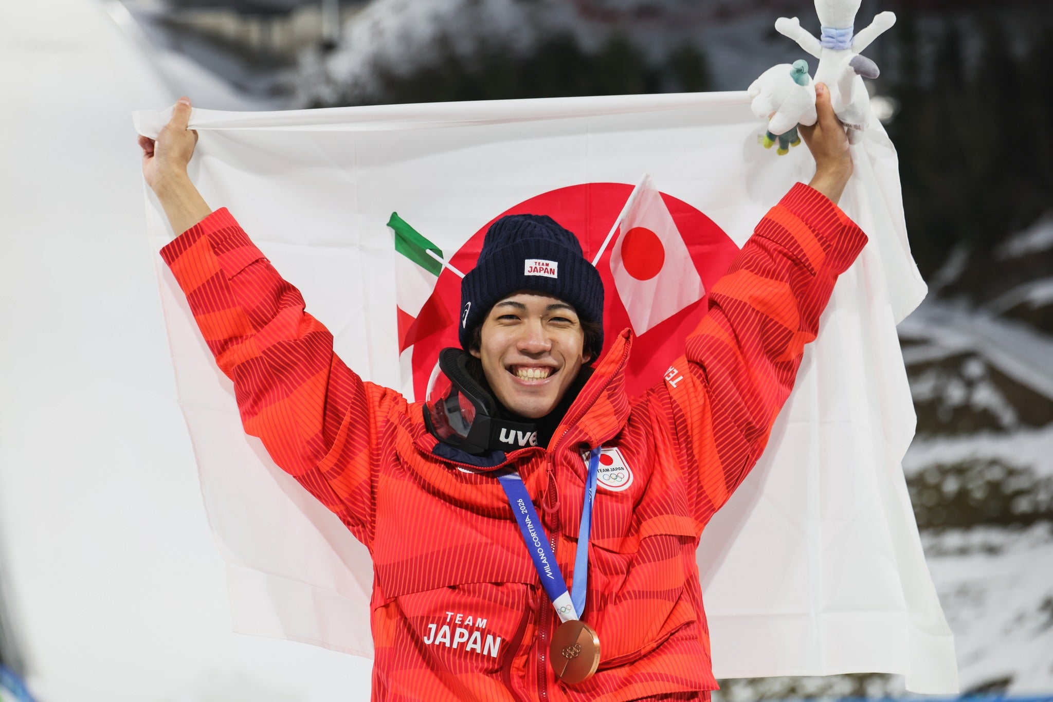 【スキージャンプ】二階堂蓮が銅メダル獲得 父が立てなかった舞台で夢の実現