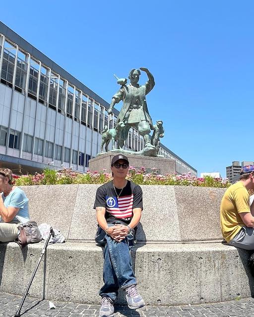 EXILE TAKAHIROが偶然街頭インタビューに遭遇❗️