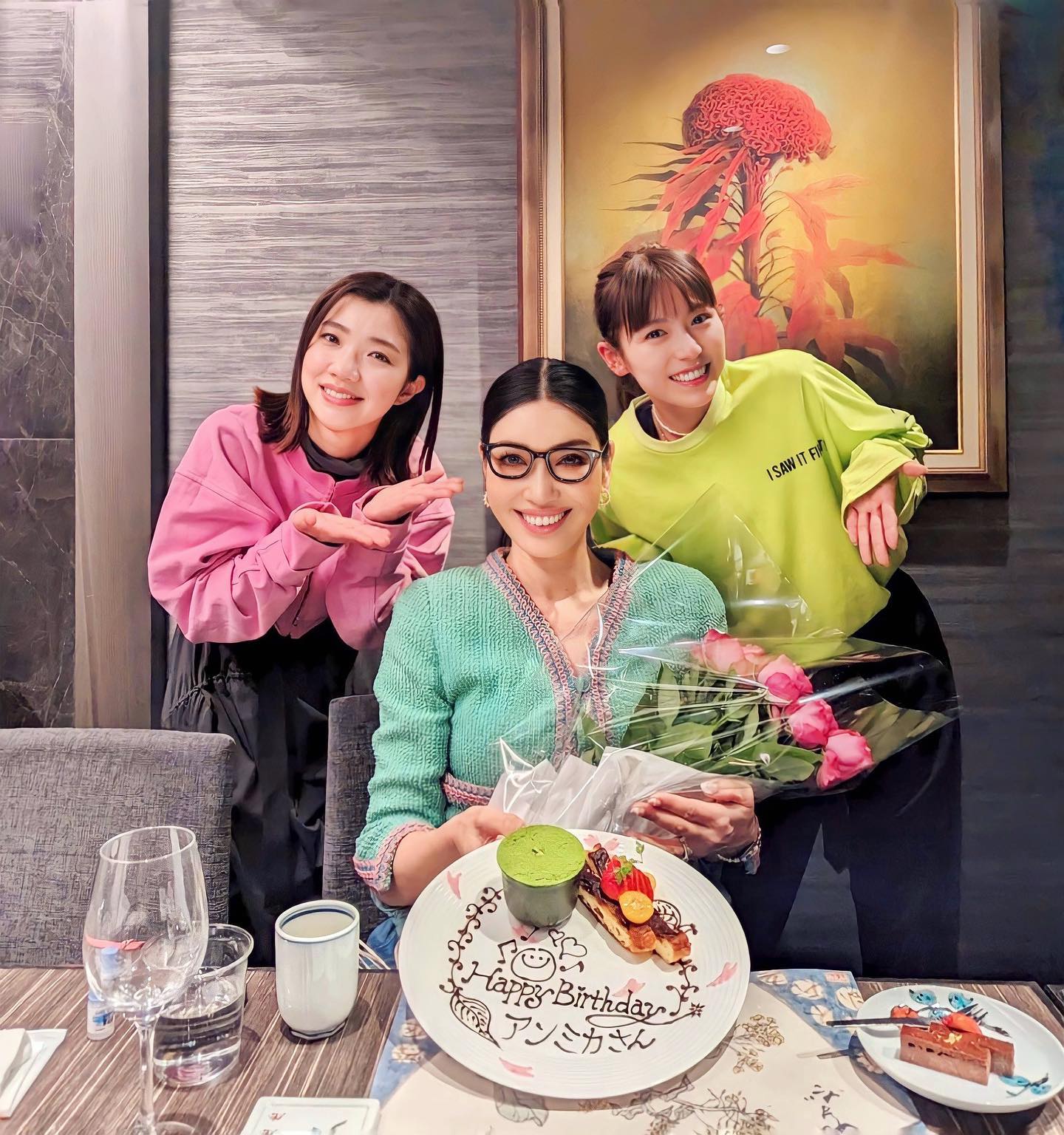 アンミカが若槻千夏と福田麻貴との3ショットを公開📸「可愛いーです❤️‍🔥」