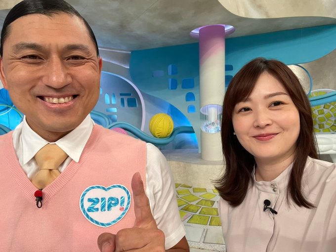 「たのしそう」人気芸人と人気アナウンサーの豪華2ショットにファン歓喜