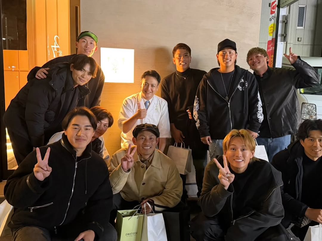 【笑顔に感謝】藤原恭大が“外野手会ショット”を公開「ありがとうございました！」の一言にあふれる想い