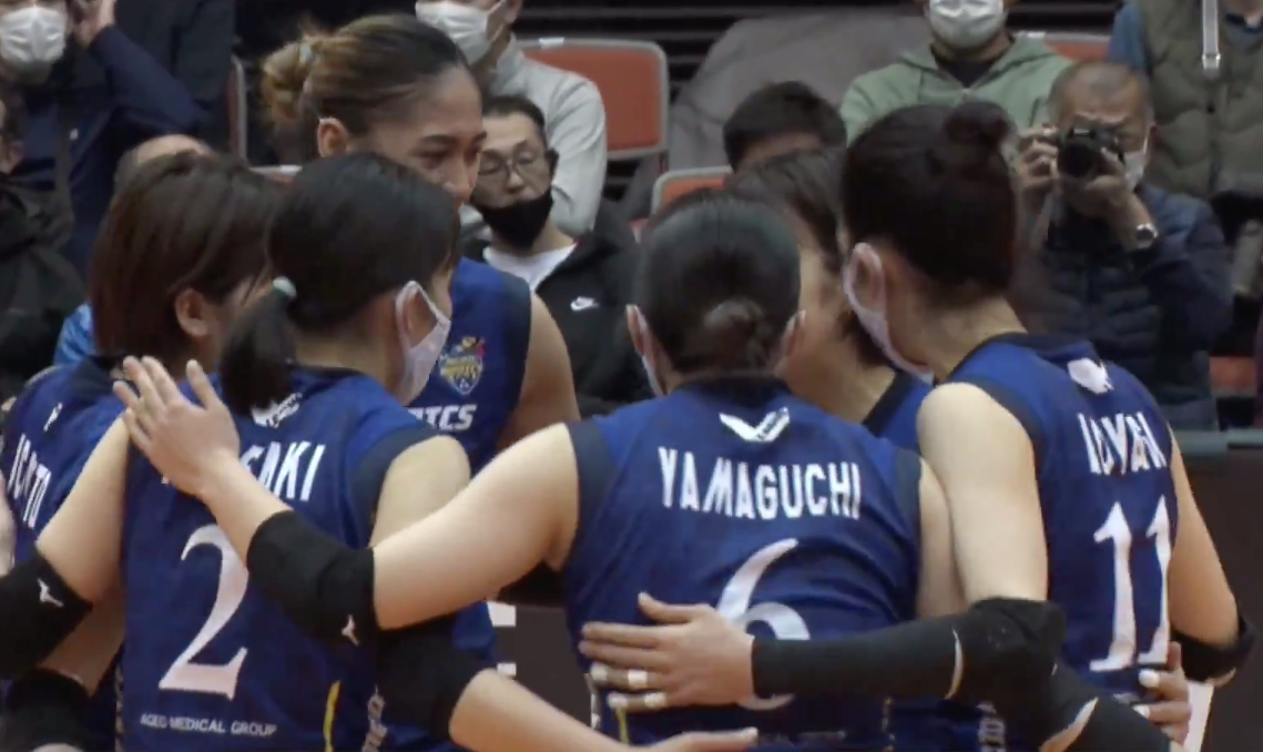 Ｖリーグ女子　埼玉上尾メディックス vs. PFUブルーキャッツ 2022/2/27【ハイライト】