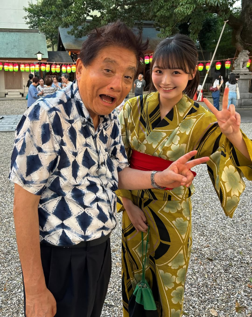 「◯◯さんにバッタリ」武道ガール女優・安井南、名古屋のお祭りで偶然会ったのはまさかの大物衆議院議員！？