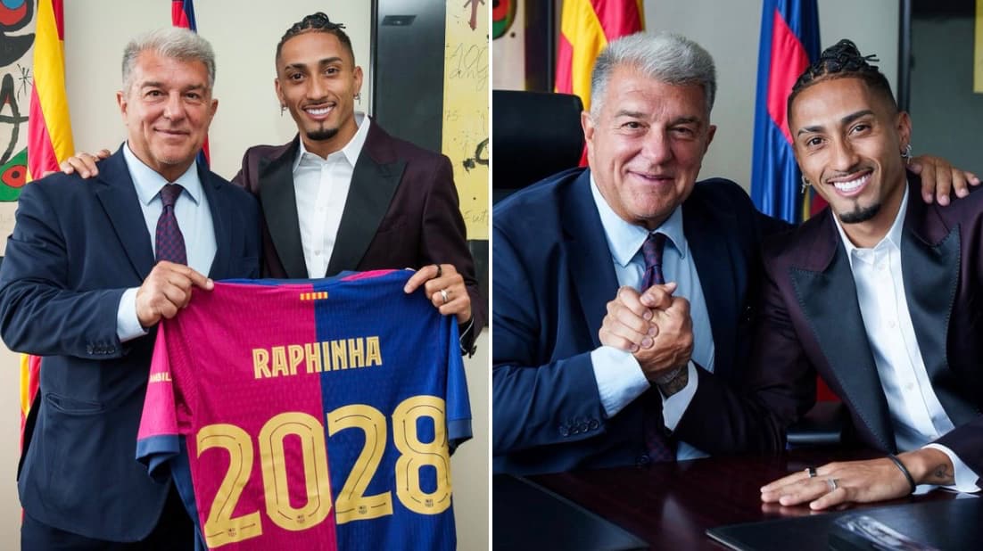 有名サッカージャーナリスト、バルセロナがラフィーニャと2028年まで契約延長を発表