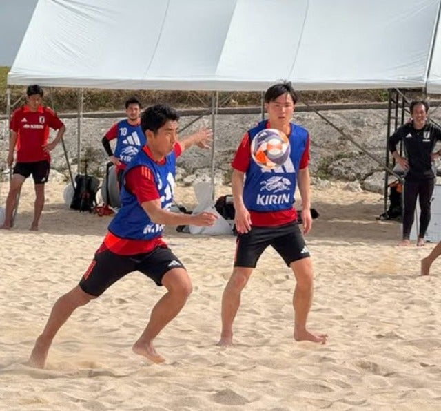 日本サッカー協会がビーチサッカー日本代表の沖縄キャンプの様子を紹介！
