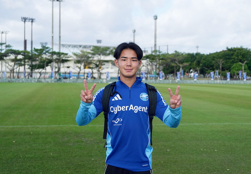町田ゼルビアに新星FW徳村楓大が名護キャンプで合流