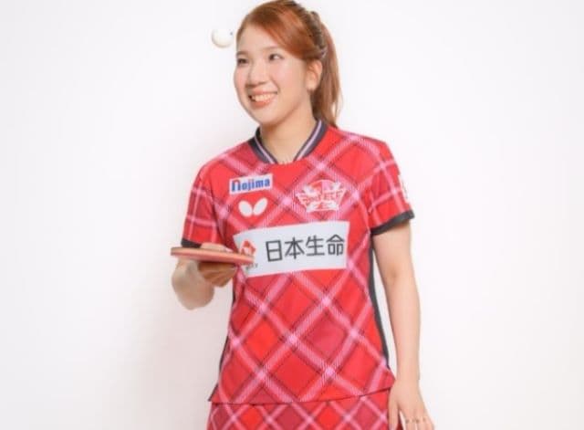 卓球・森さくらがTリーグ通算シングルス100試合出場を達成「サプライズでお祝いしてもらいました」