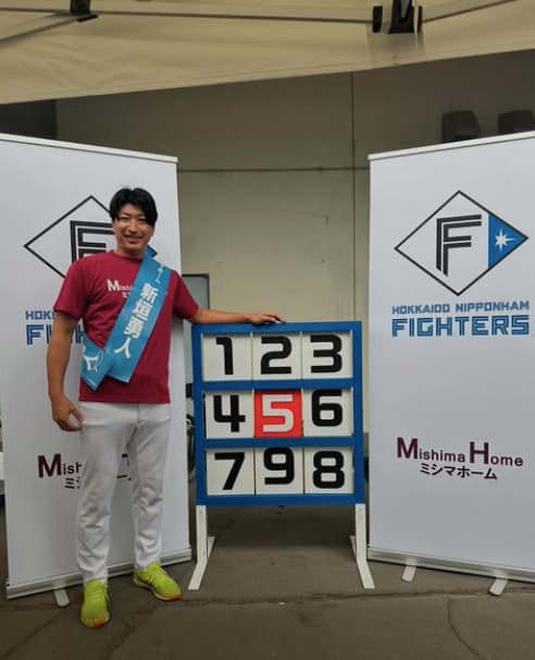 新垣勇人がスタルヒン球場にて1日社長を体験！