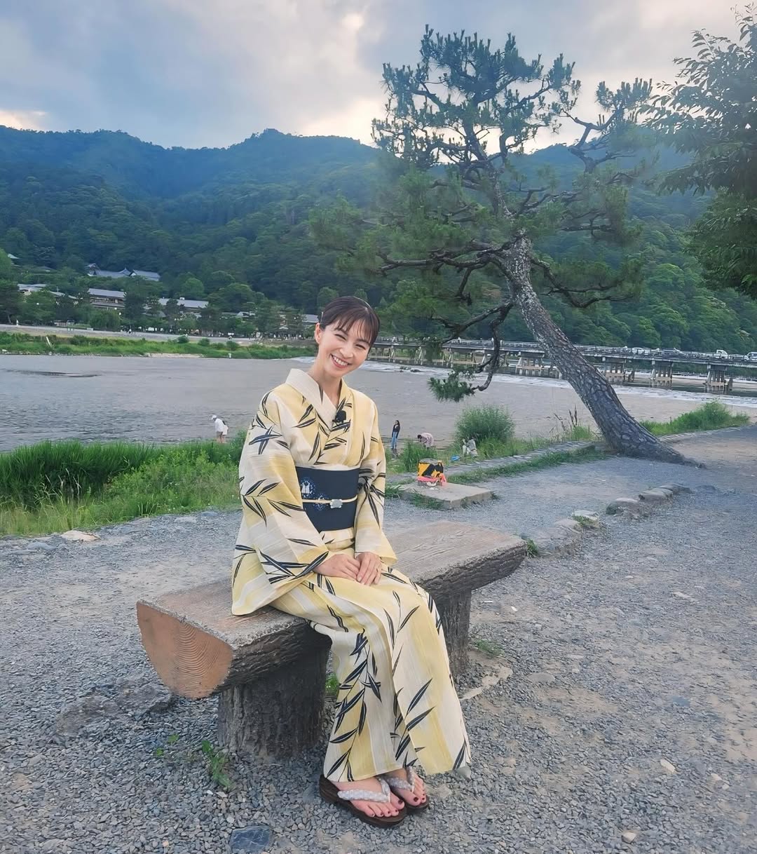 着物の帯に〇〇！？安田美沙子の着物姿にファン歓喜